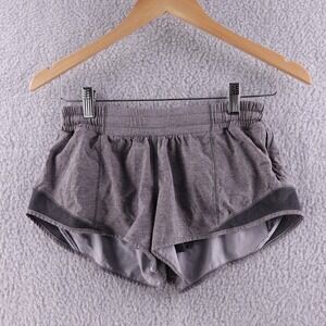 Lululemon Align Grey Athletic Running Shorts Women's 4 Workout Jogging Yoga